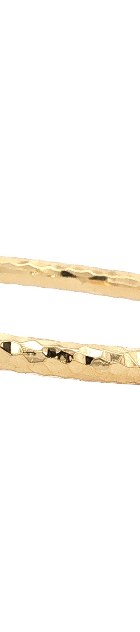 Vintage 18K Gold Fancy Bangle